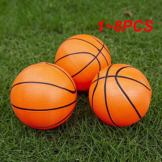 1~8PCS 12/20Cm PVC Children'S Basketball No Pump Small Mini Inflatable Basketballs Sensory Sports Toys Indoor Sports